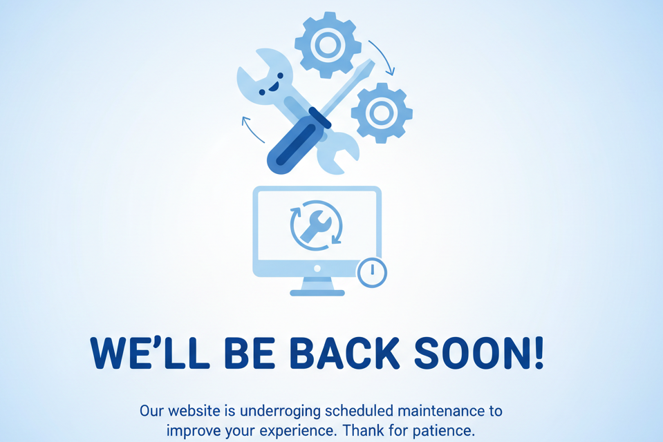 foto van website is in onderhoud